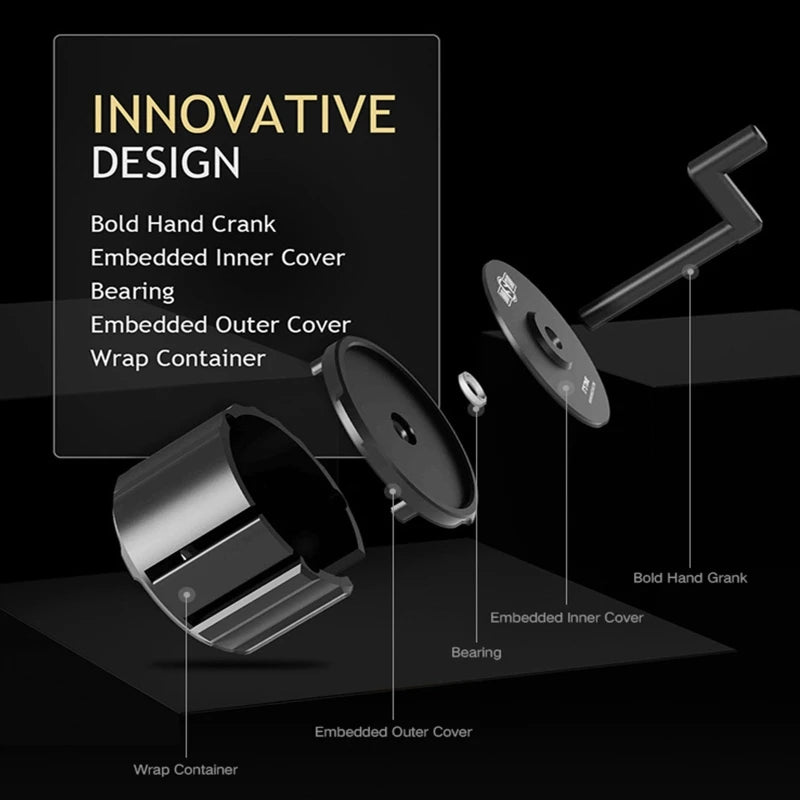 N0HA Boxing Wrap Roller, Bandage Roller Handheld Bandage Roller System Lightweight